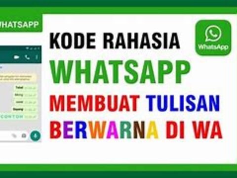 Cara Membuat Tulisan Miring, Tebal, dan Berwarna di WhatsApp