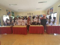 Siswa SMAN 1 Bayah Ikuti Deklarasi Kemanusiaan yang diadakan Komunitas Peduli Laut Pantai & Perempuan Indonesia