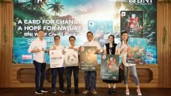 Foto : Peluncuran kartu kredit baru oleh BNI yang bertujuan mendukung upaya konservasi alam. (Doc.Ist)