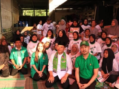 Gusti Ega Putrawan Berinovasi Di Titik 309 bersama Ketua Umum PPP H. Mardiono