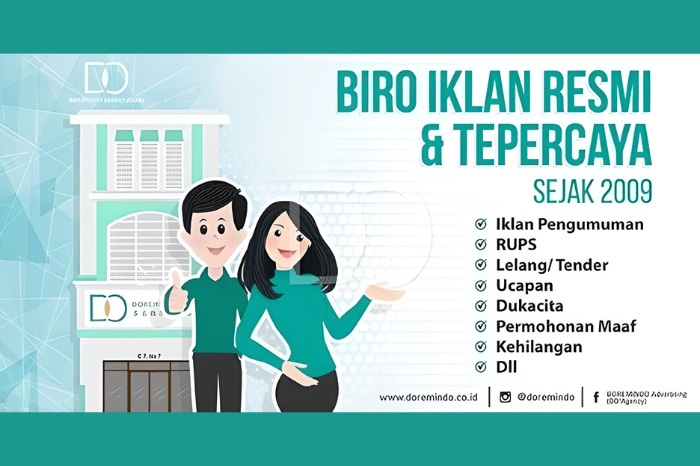 Doremindo Agency (DO’A) Tetap Setia Melayani Jasa Pasang Iklan di Koran dan Media Cetak