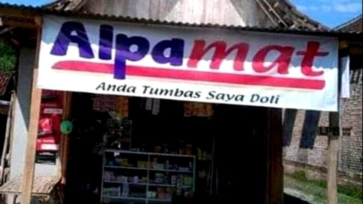 Warung AlpaMat Dengan Tagline Anda Tumbas Saya Doli Demikian Viral