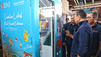 BNI menyediakan penempatan vending machine di Terminal 1A, Bandara Soekarno-Hatta Soetta, Tangerang, Banten. (Foto: Dok. BNI)
