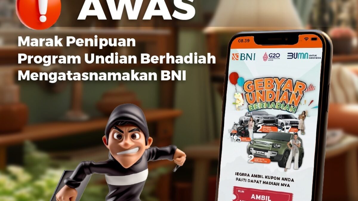 Awas! Undian Palsu Mengatasnamakan BNI Incar Pengguna Medsos