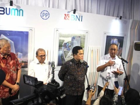 Erick Thohir Mengapresiasi Prestasi BNI dalam Mewujudkan Green Building di PIK 2