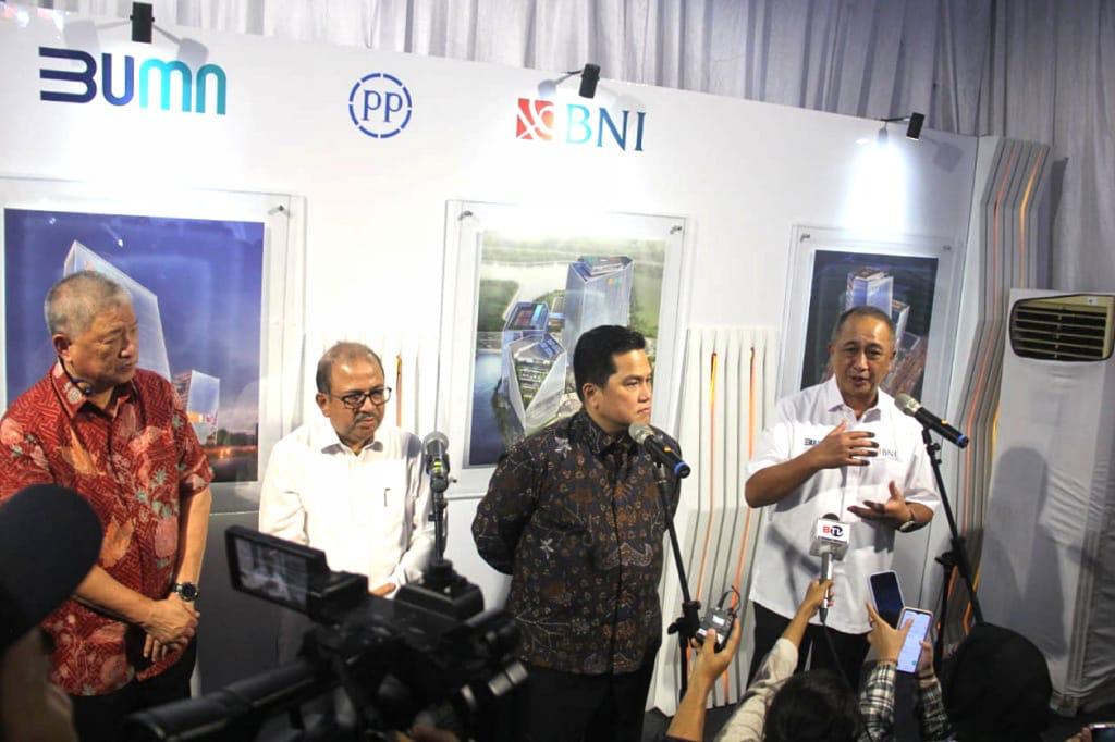 Erick Thohir Mengapresiasi Prestasi BNI dalam Mewujudkan Green Building di PIK 2