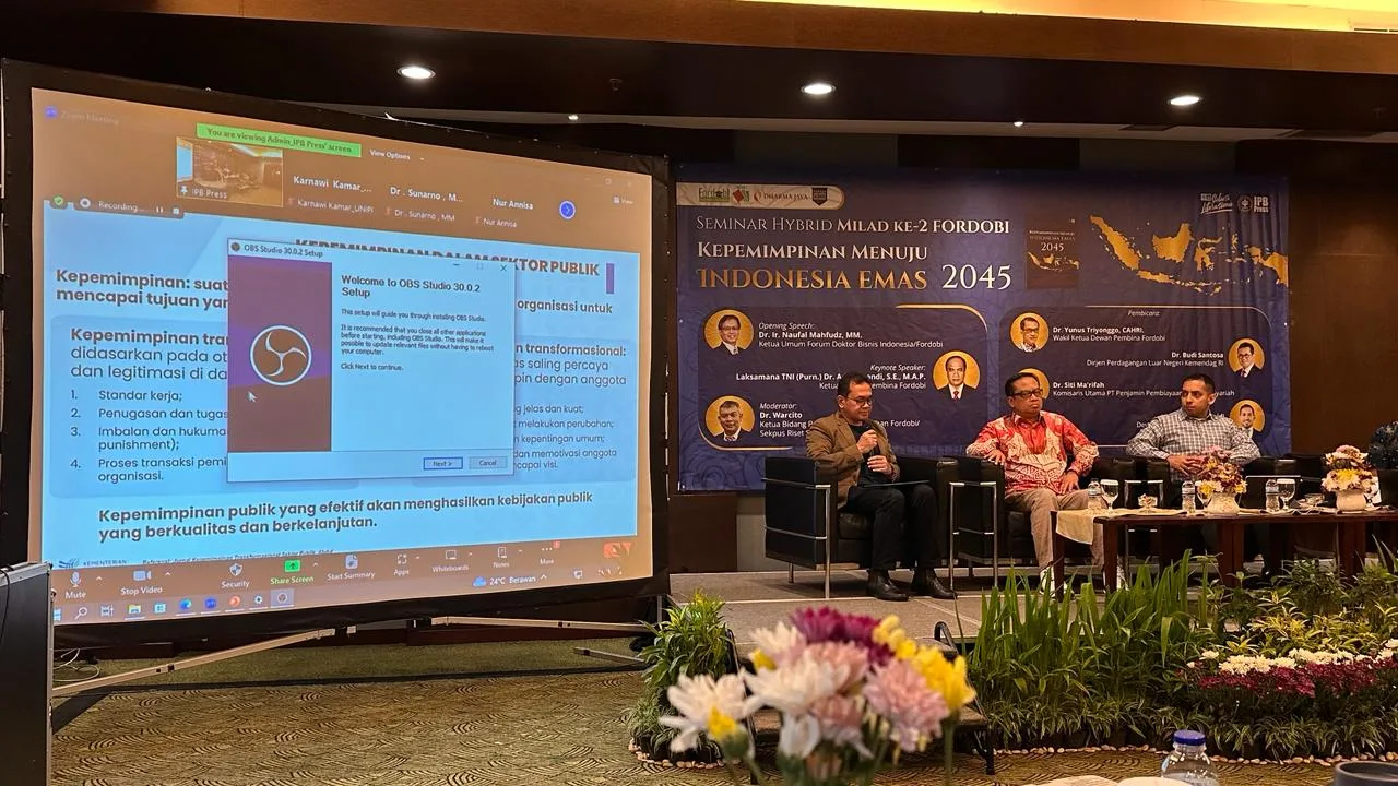 Acara Milad II Forum Doktor Bisnis Indonesia