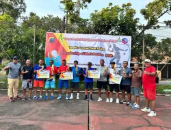 Pembina Tenis Lapangan Sabtu Sehat membuka Tournament Tennis Central Java Police Championship of Men’s Doubles 2024