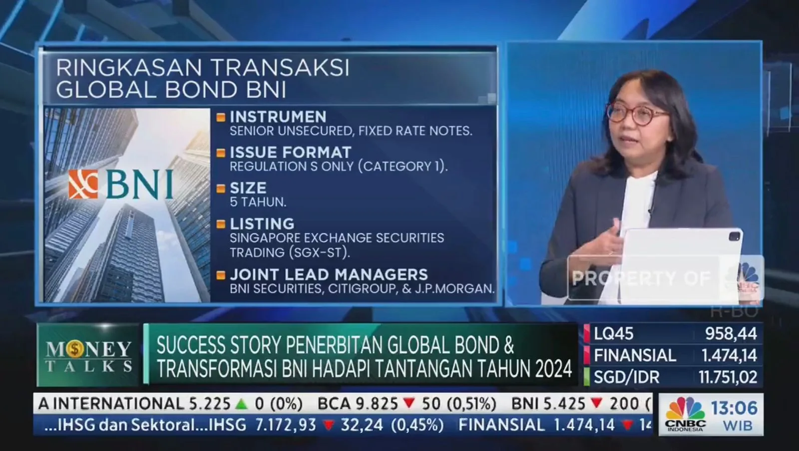 Global Bond BNI Oversubscribe 6,4 Kali, Bukti Kepercayaan Investor Tinggi