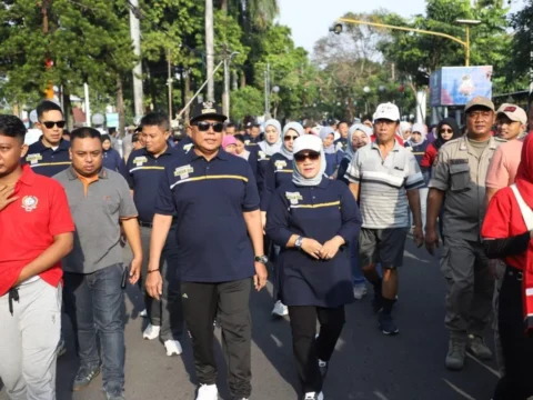 Peringatan Hari Buruh Internasional PJ Bupati Jombang Sugiat Ingatkan Pesan Bung Karno Ke Pekerja Jombang