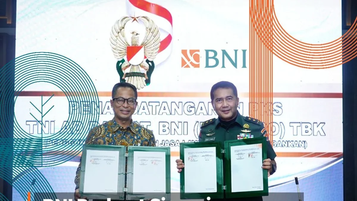 BNI Perkuat Sinergi dengan TNI AD Melalui Penyediaan Layanan Keuangan Terintegrasi BNI Perkuat Sinergi dengan TNI AD Melalui Penyediaan Layanan Keuangan Terintegrasi