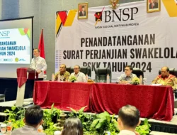 BNSP dan LSP Teken Surat Perjanjian Swakelola PSKK di Surabaya: Menuju SDM Kompeten dan Berdaya Saing BNSP dan LSP Teken Surat Perjanjian Swakelola PSKK di Surabaya: Menuju SDM Kompeten dan Berdaya Saing