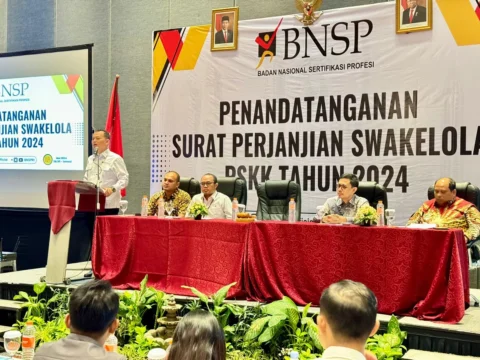 BNSP dan LSP Teken Surat Perjanjian Swakelola PSKK di Surabaya: Menuju SDM Kompeten dan Berdaya Saing