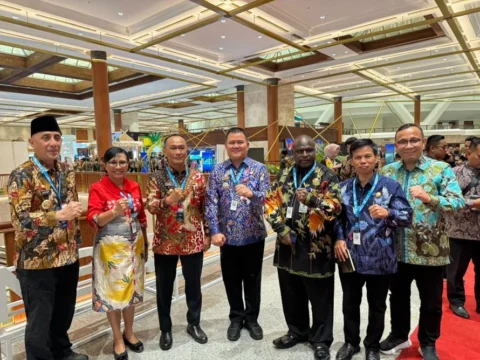 Pj Bupati Bangkalan Arief M Edie dan Pj Bupati Maybrat Bernhard Rondonuwu Di Pembukaan Musyawarah Rencana Pembangunan Nasional 2024