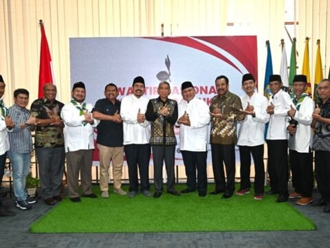 Badan Wakaf Pesantren Wajibkan Pramuka di Pesantren Gontor