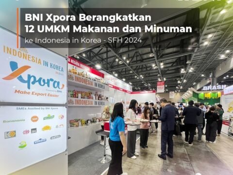 BNI Xpora Berangkatkan 12 UKM Makanan dan Minuman ke Indonesia in Korea – SFH 2024