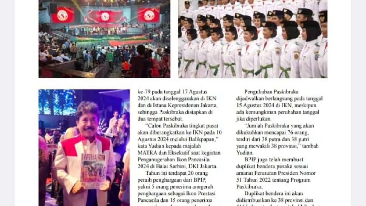 Tahukah Anda, Siapa Ikon Prestasi Pancasila 2024 dan Insan Pancasila Tahun ini? Tahukah Anda, Siapa Ikon Prestasi Pancasila 2024 dan Insan Pancasila Tahun ini?