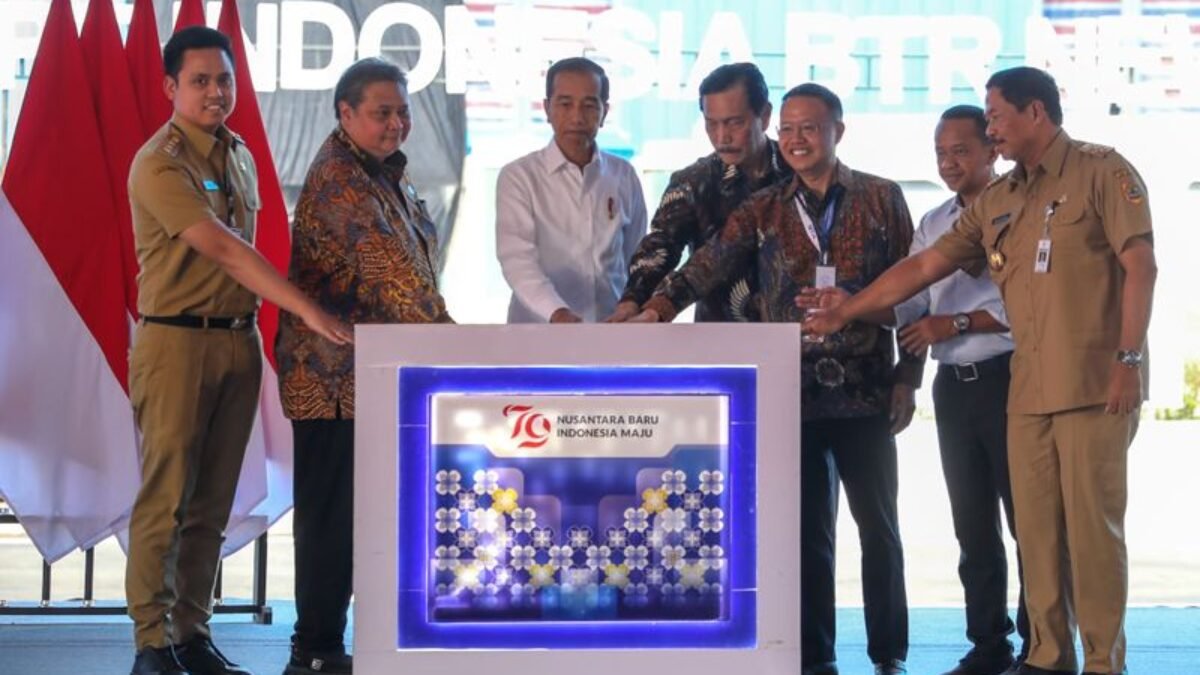 Peresmian Pabrik Anoda Baterai Litium di Kendal Jawa Tengah
