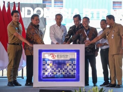Peresmian Pabrik Anoda Baterai Litium di Kendal Jawa Tengah