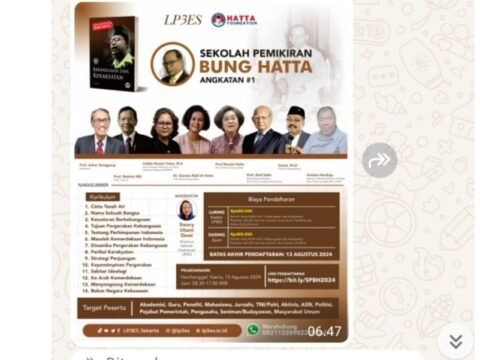 Sekolah Pemikiran Bung Hatta Angkatan #1: Membuka Wawasan Pemikiran Sang Proklamator