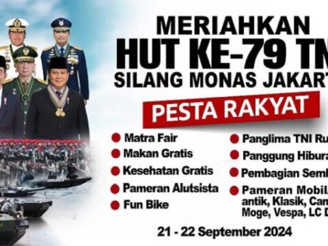 HUT ke-79 TNI: Pesta Rakyat dan Parade Alutsista, Saksikan Aksi Spektakuler TNI di Monas dan Teluk Jakarta!
