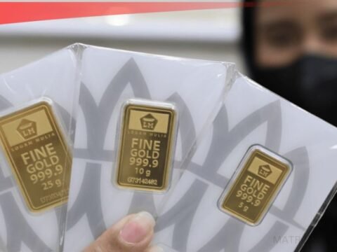 Harga Emas Antam Hari Ini Dibanderol Rp1,443 Juta, Naik Rp13 Ribu
