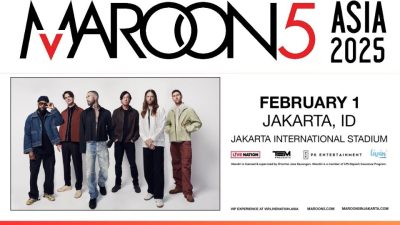 Maroon 5 Kembali ke Jakarta 2025! Tiket Mulai Dijual, Jangan Sampai Kehabisan!