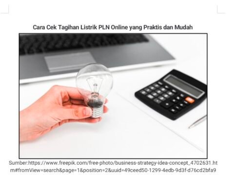 Cara Cek Tagihan Listrik PLN Online Yang Praktis dan Mudah