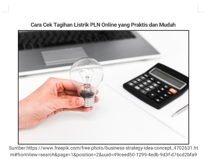 Cara Cek Tagihan Listrik PLN Online Yang Praktis dan Mudah