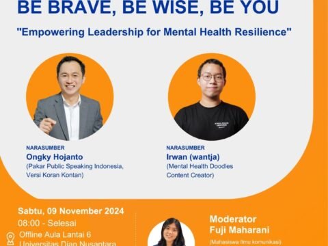 Universitas Dian Nusantara Selenggarakan Seminar Empowering Leadership for Mental Health Resilience Universitas Dian Nusantara Selenggarakan Seminar Empowering Leadership for Mental Health Resilience
