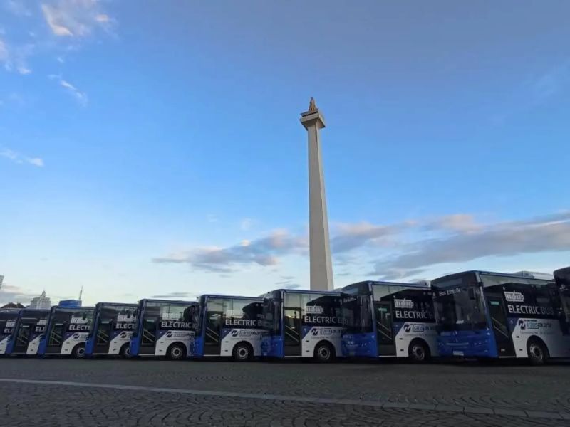 Bus Listrik di Udara Segar untuk Jakarta