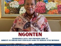 Dr Anang Iskandar Tentang Amnesti atau Pengampunan Terhadap 40 Ribuan Napi Penyalah guna