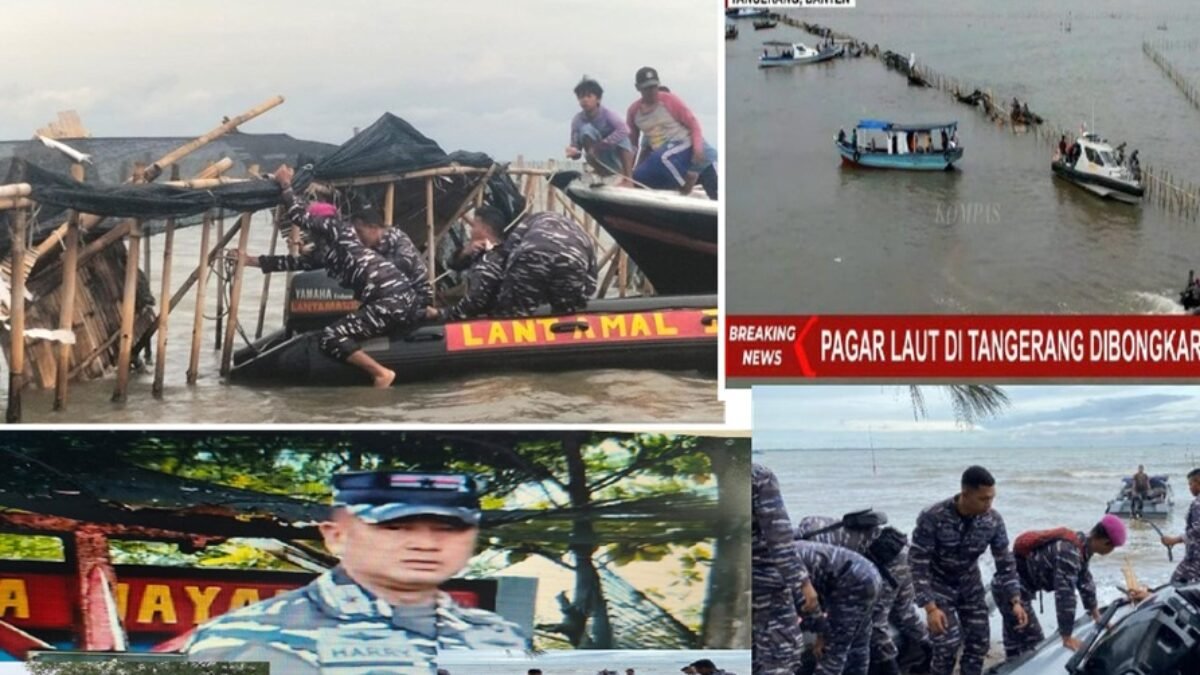 TNI AL Bongkar Pagar Laut Misterius Tangerang, Benarkah Atas Instruksi Presiden Prabowo Subianto? TNI AL Bongkar Pagar Laut Misterius Tangerang, Benarkah Atas Instruksi Presiden Prabowo Subianto?
