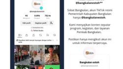 Akun Resmi TikTok Pemerintah Kabupaten Bangkalan @bangkalanestoh