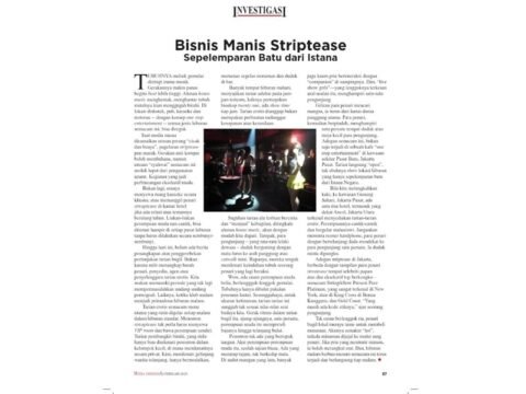 Tahukah Anda Ada Striptease Sepelemparan Batu Dari Istana?