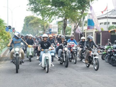 Pj Bupati Bangkalan Ikut Sunmori Bersama Komunitas Motor, Apresiasi Peran Generasi Muda