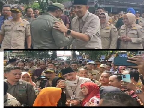 Momen Haru ASN dan Warga Bangkalan saat Pj Bupati Arief M Edie Pamit Purna Tugas