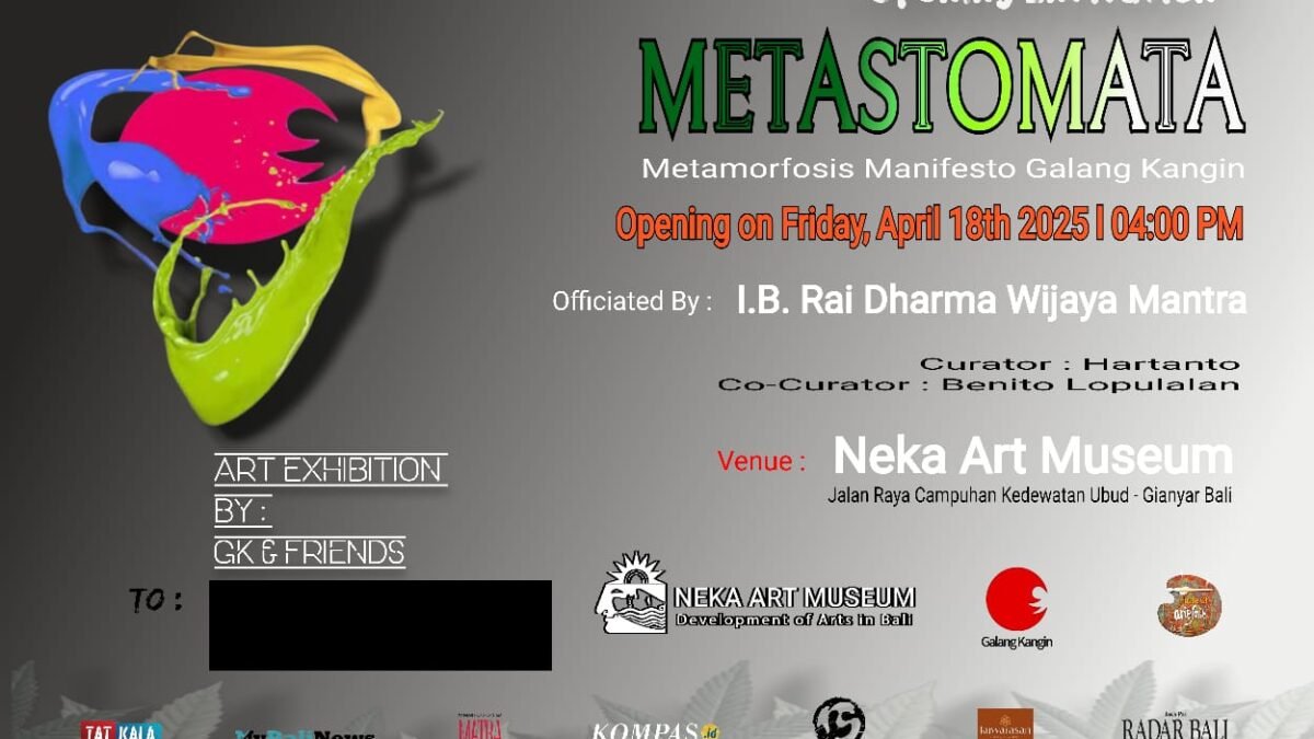 Metastomata: Metamorphosis Manifesto Galang Kangin Metastomata: Metamorphosis Manifesto Galang Kangin