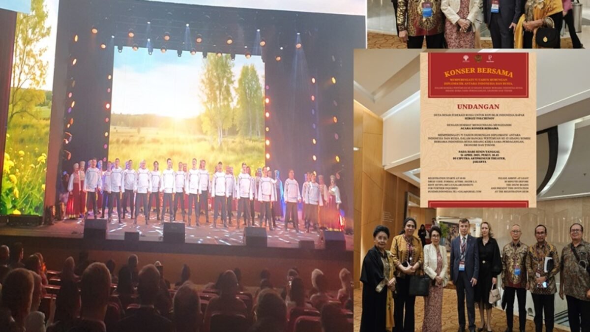 Konser Bersama Memperingati 75 Tahun Hubungan Diplomatik Indonesia dan Rusia
