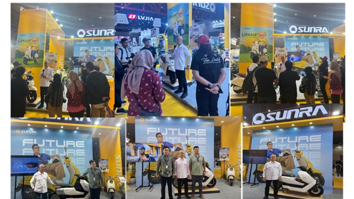 SUNRA Hadirkan Motor Listrik Canggih di Asiabike Jakarta 2025