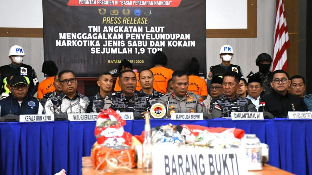 BNN Timbang Ulang Hasil Tangkapan TNI AL di Perairan Selat Durian, Ada Apa?