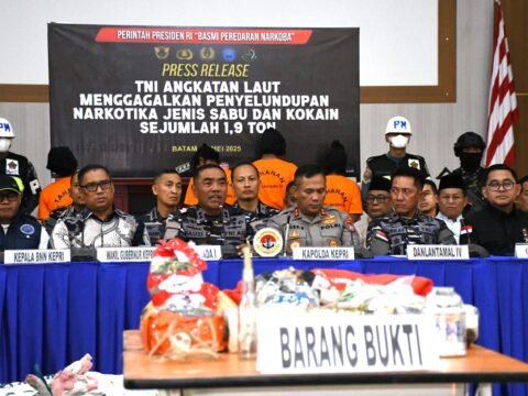 BNN Timbang Ulang Hasil Tangkapan TNI AL di Perairan Selat Durian, Ada Apa?