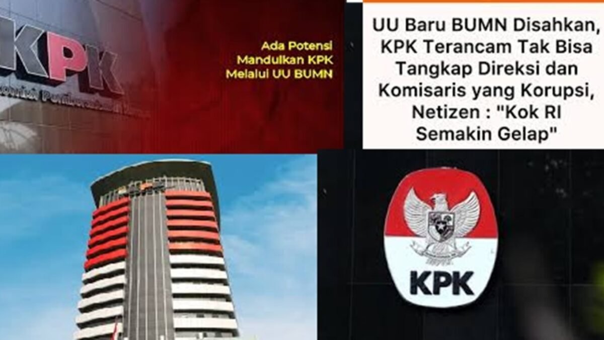 KPK Tegaskan Tetap Bisa Usut Dugaan Korupsi di BUMN: Direksi dan Komisaris Dianggap Penyelenggara Negara
