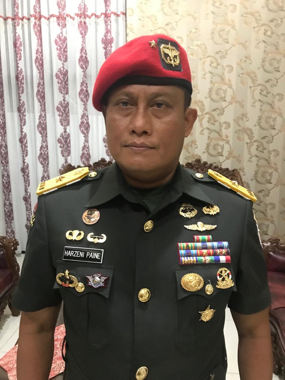 Brigjen TNI Harzeni Paine, S.H., M.A., Staf Khusus Kepala Staf Angkatan Darat (KASAD).