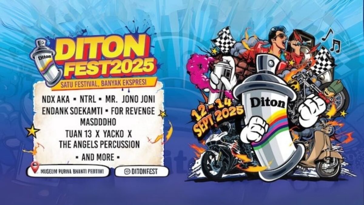 Diton Fest 2025 Jadi Rumah Bagi Musisi Lintas Generasi