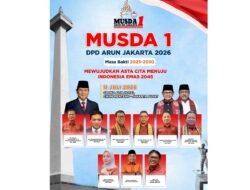 MUSDA I DPD ARUN Jakarta 11 Juli 2026 di Grand Alia Hotel, Cikini Jakpus