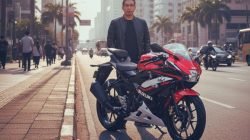 Foto : Desain agresif GSX-R150 memberi kesan sporty sejak pandangan pertama. (doc.st)