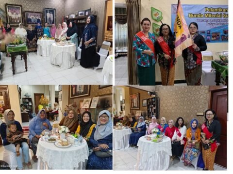 Pelantikan Bunda Milenial Surabaya dan Meninjau Grahadi