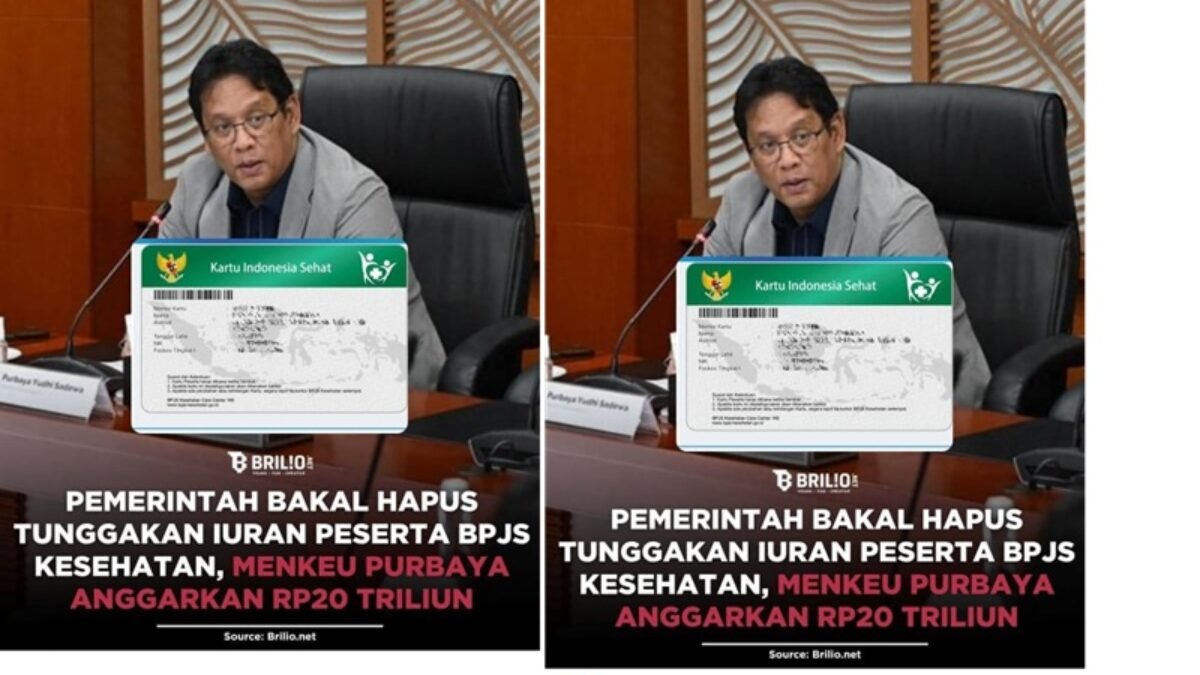 Menkeu Purbaya Alokasikan Dana Rp 20 Triliun Untuk Lunasi Tunggakan Iuran BPJS Kesehatan Menkeu Purbaya Alokasikan Dana Rp 20 Triliun Untuk Lunasi Tunggakan Iuran BPJS Kesehatan