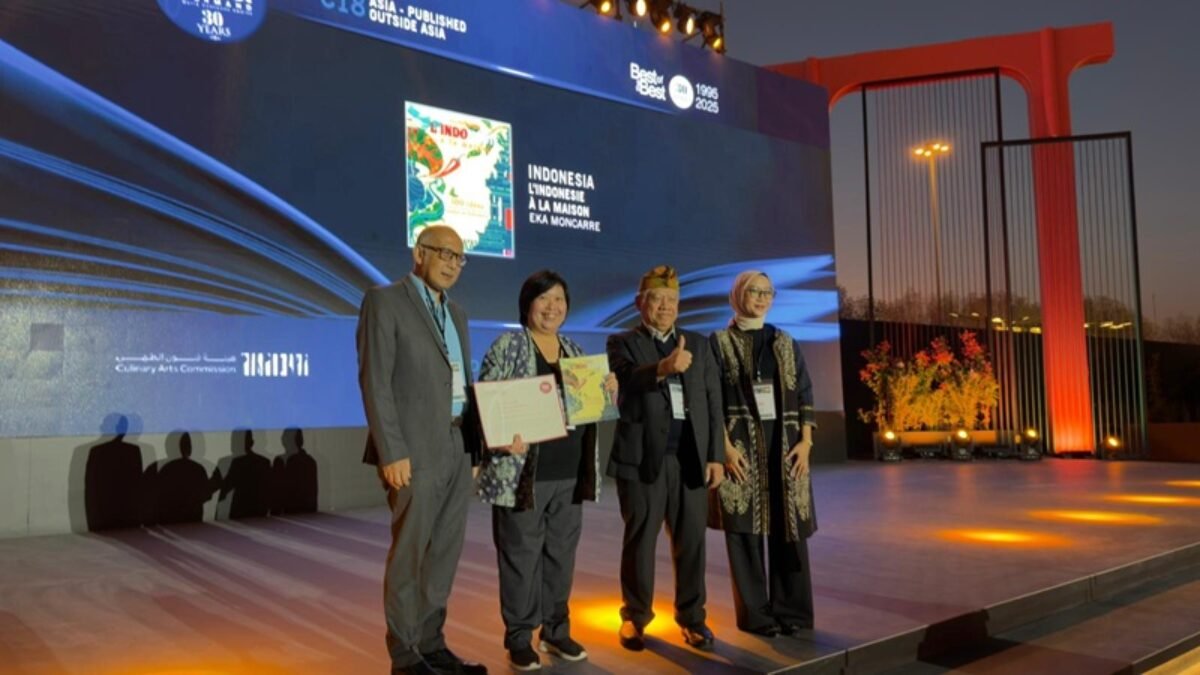 Indonesia Harum di Riyadh: Buku Kuliner Ini Dinobatkan sebagai Best Cookbook 2025